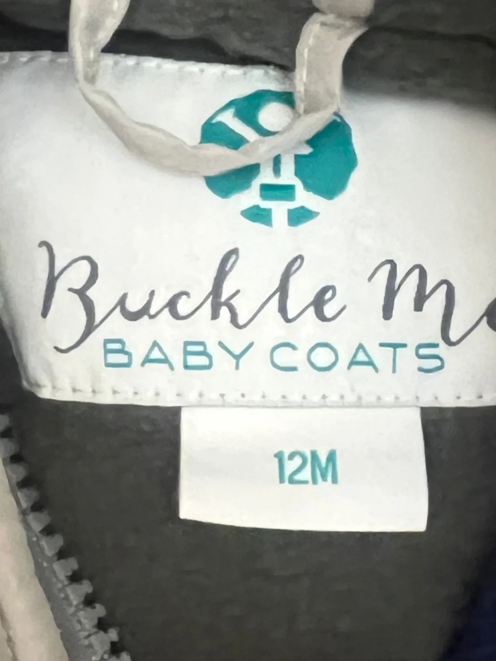 Buckle Me Baby Coats Gray Snowsuit 12M One Piece Winter Bunting